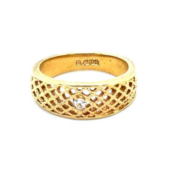 Avon Cz Weave Ring - Picture 2 of 5